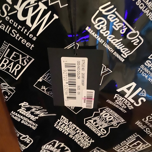 ALEXANDER WANG SOUVENIR CAPSULE Tote Bag Large Logo Varnished Panel $450 NWT - Picture 3 of 14